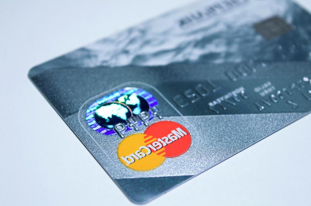 Credit card held in hand